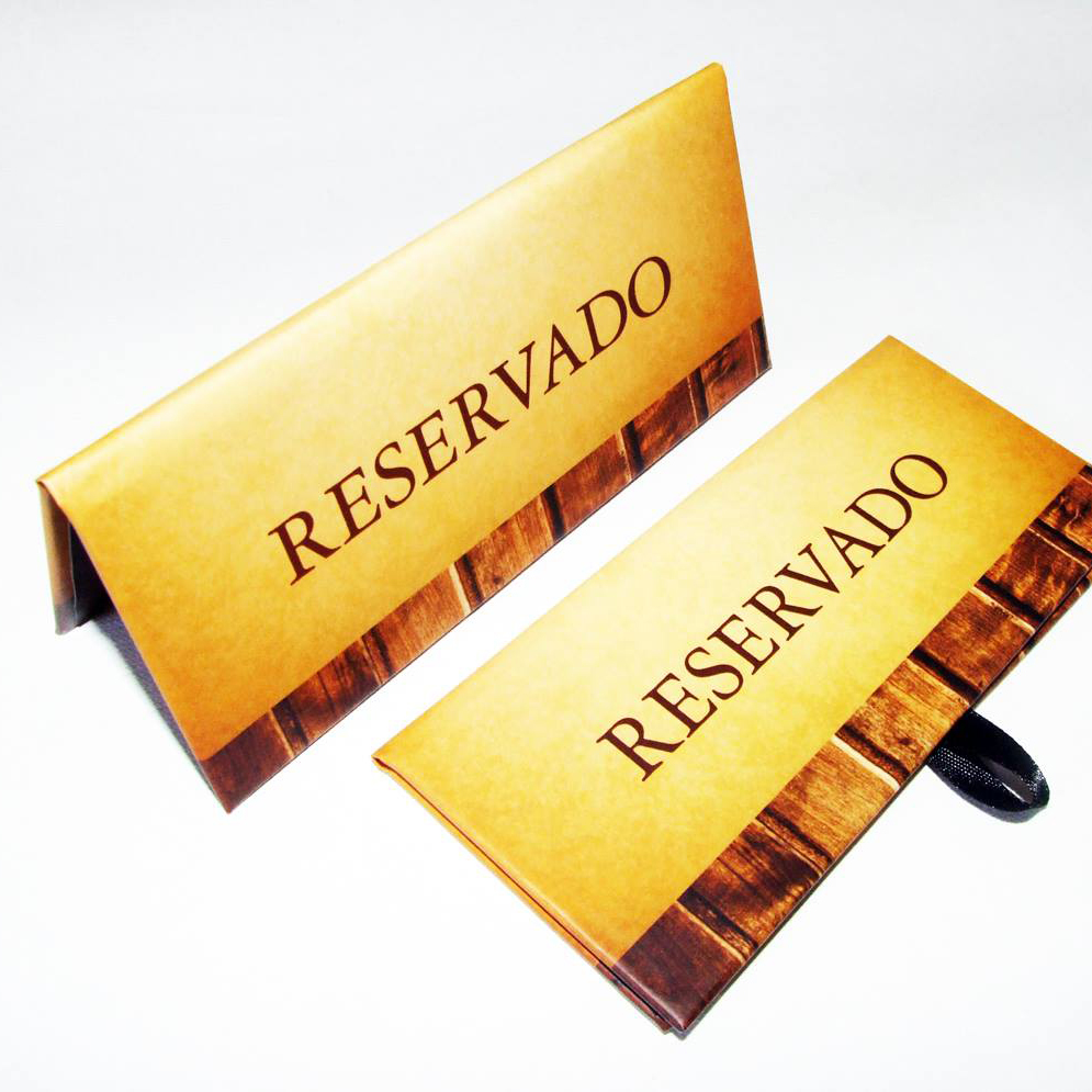 reservado impresso